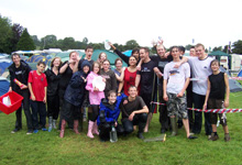 new hope & kings church united once again after water fight of the century